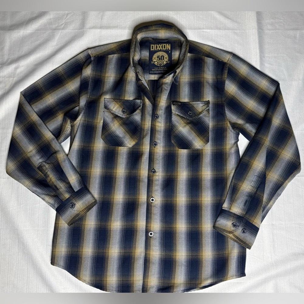 Dixxon Men’s Cycle Gear x Dixxon 50th Anniversary Flannel Shirt Medium